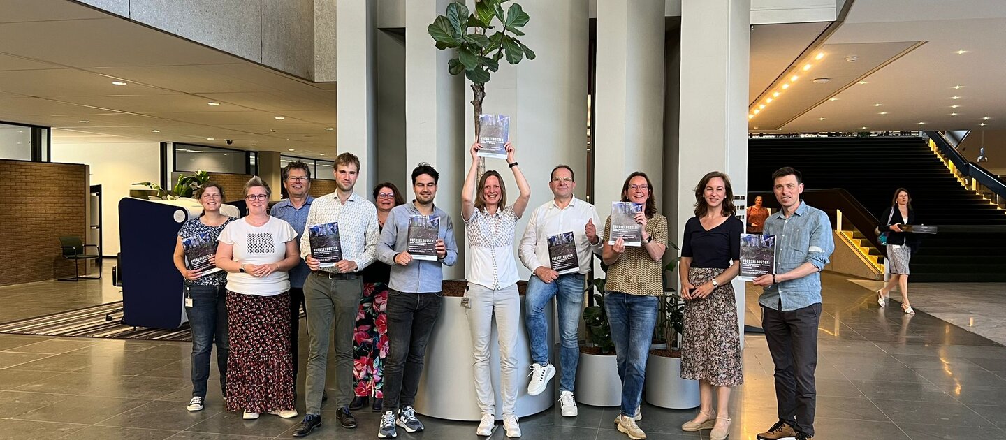 Groepsfoto lancering rapport voedselbossen